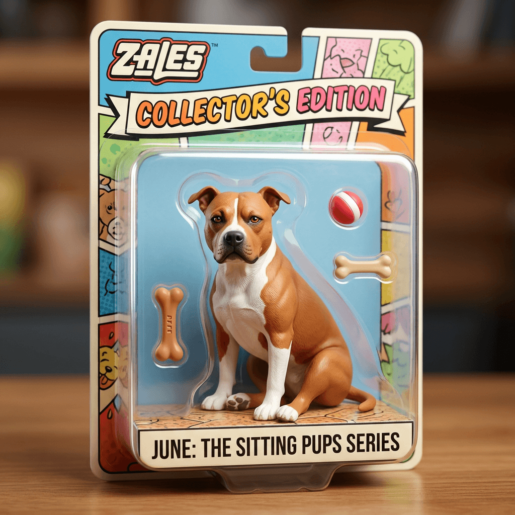 Action Figure pet portrait preview