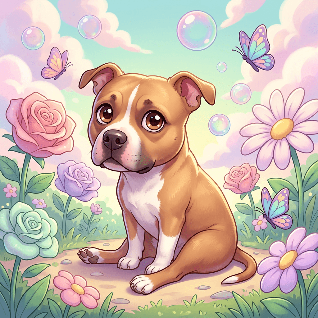 Chibi Anime pet portrait preview