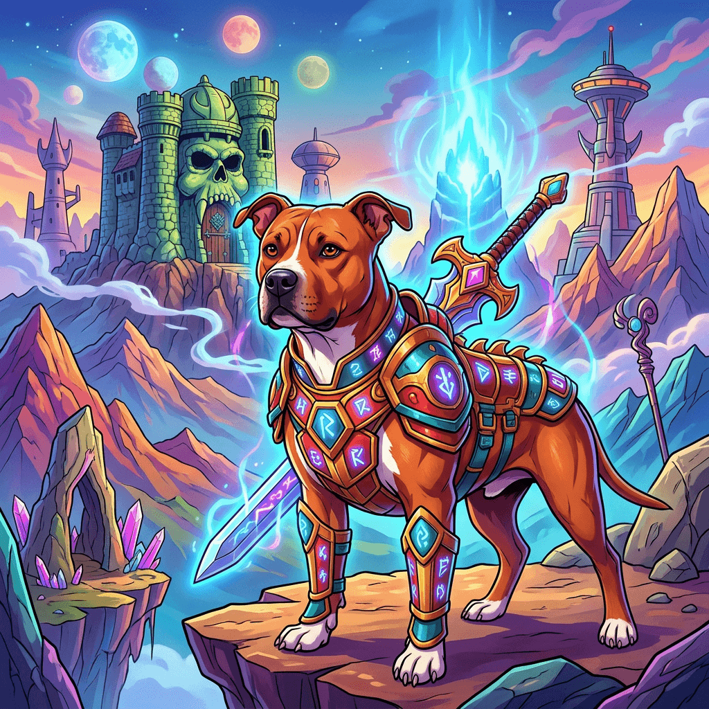 Barbarian Champion pet portrait preview