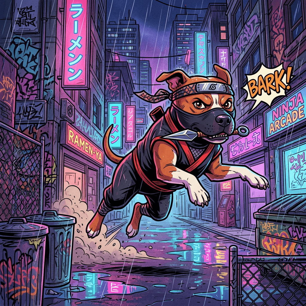 Mutant Shell Squad pet portrait preview