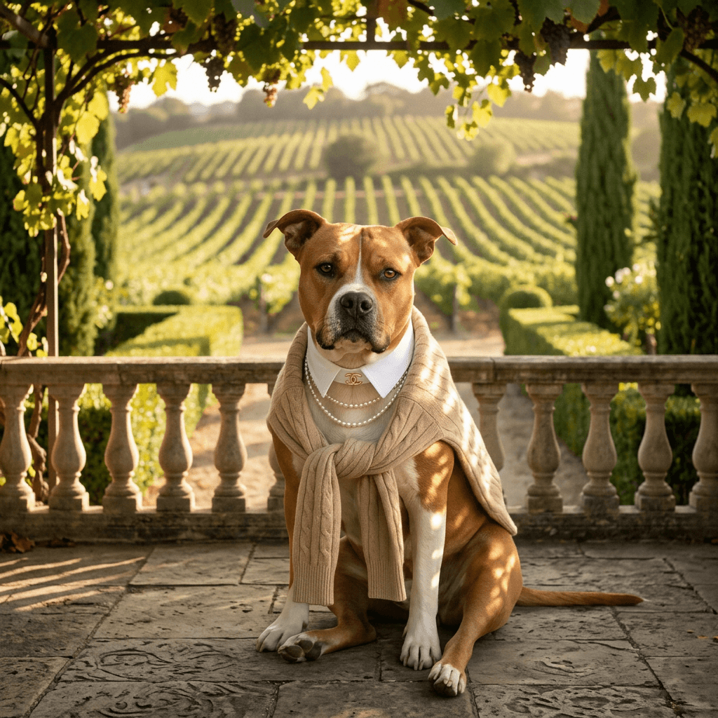 Old Money pet portrait preview