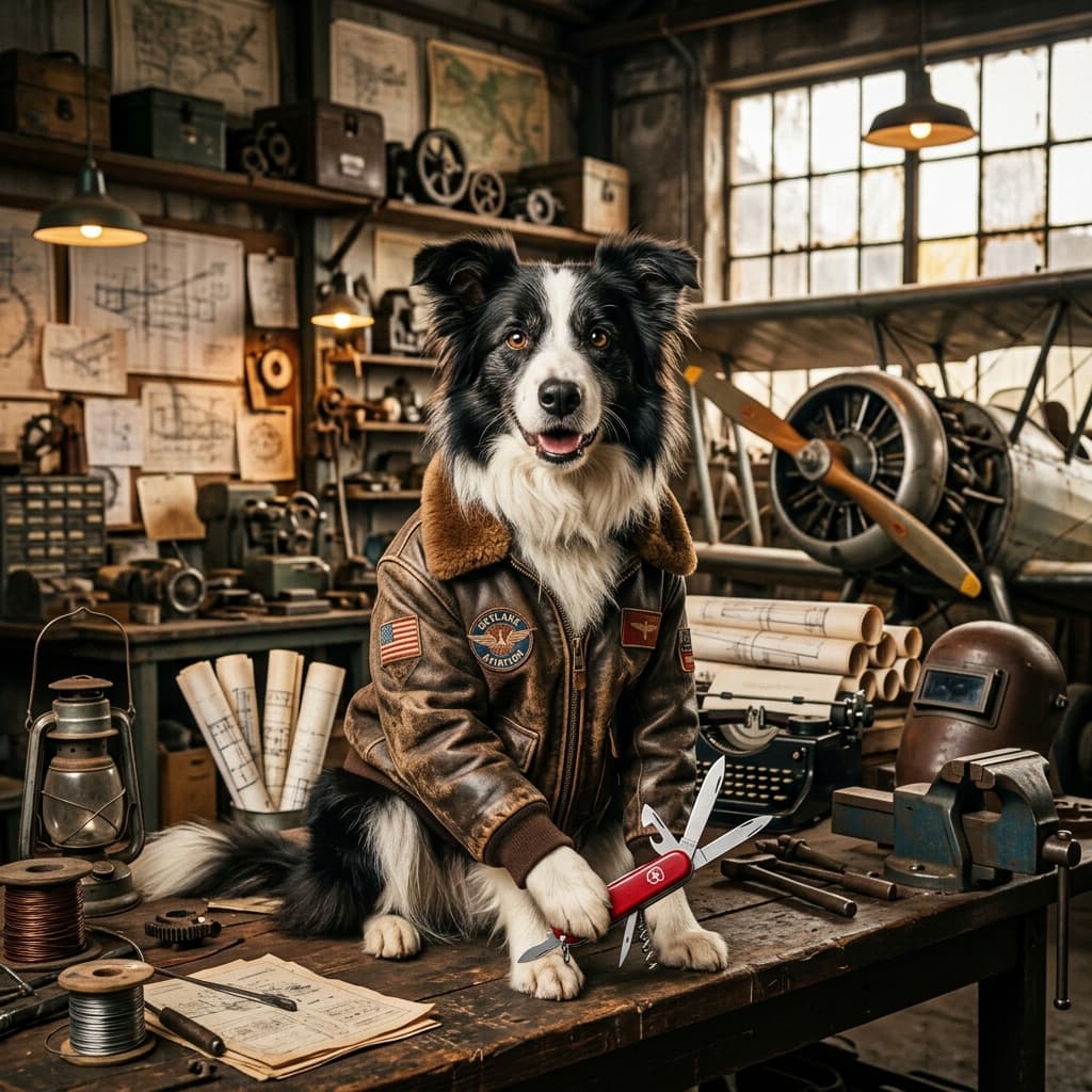 Resourceful Agent pet portrait preview