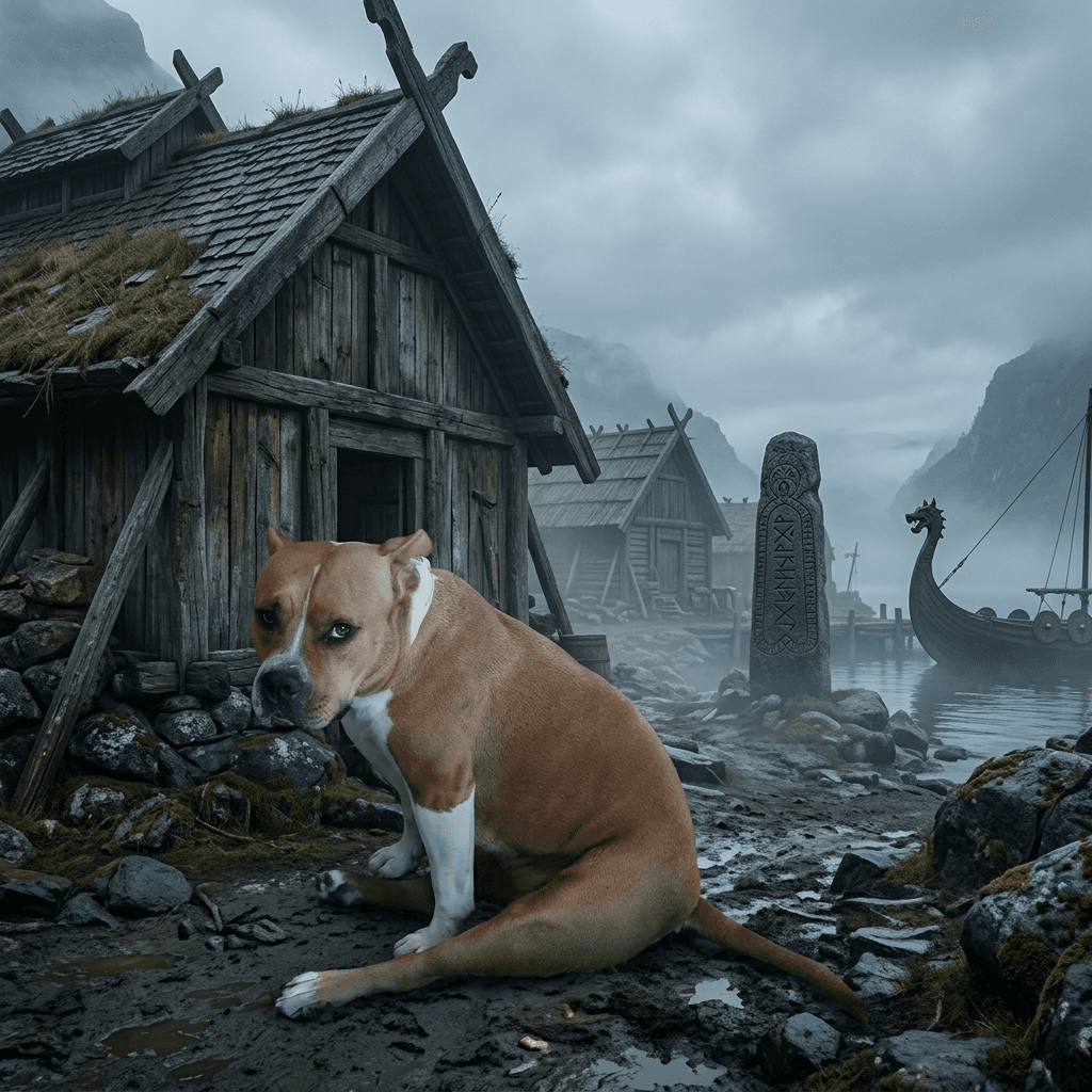 Viking Era pet portrait preview